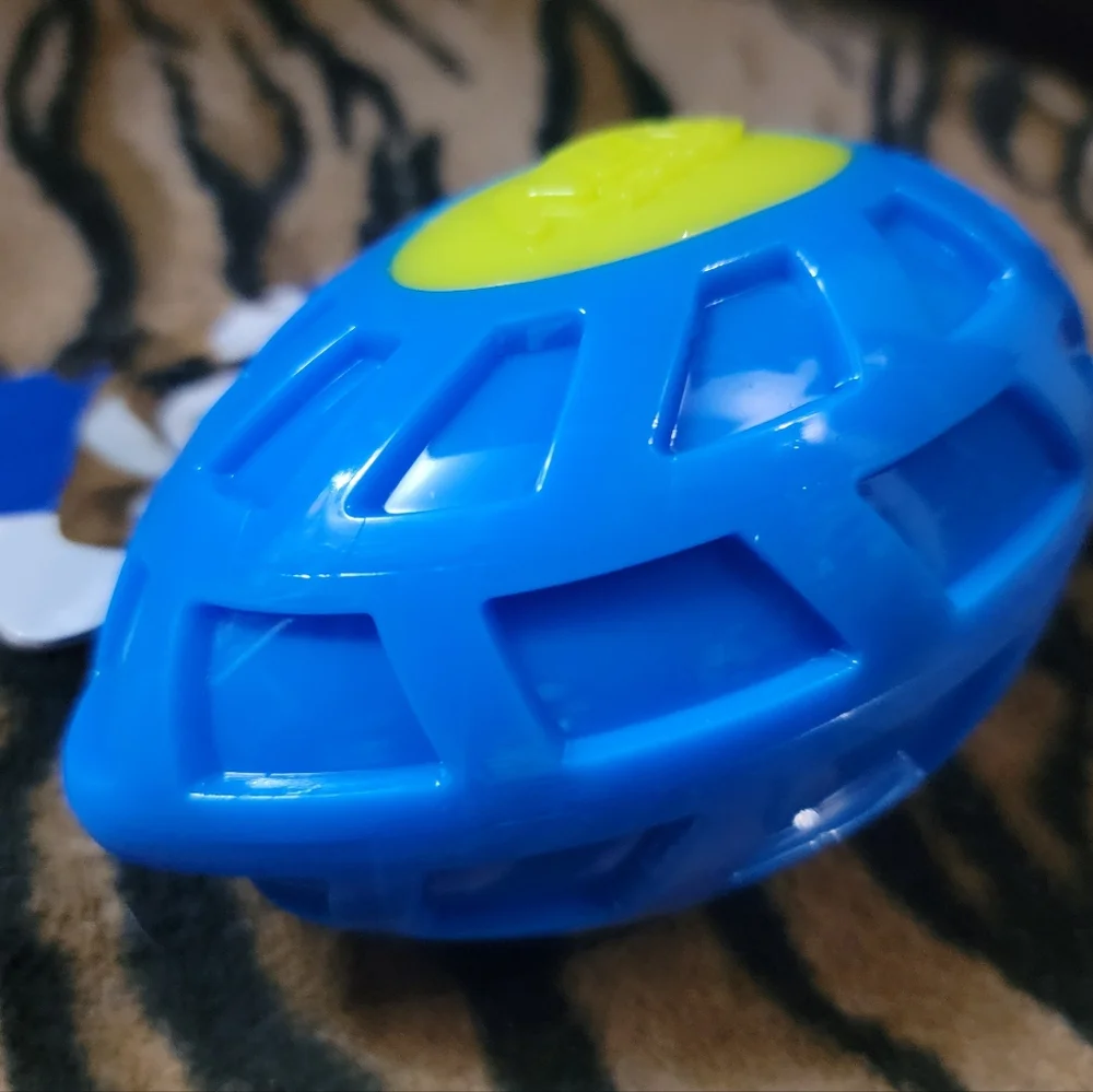 Nerf Dog Football Blue Squeaker Toy Sz Small Ea.